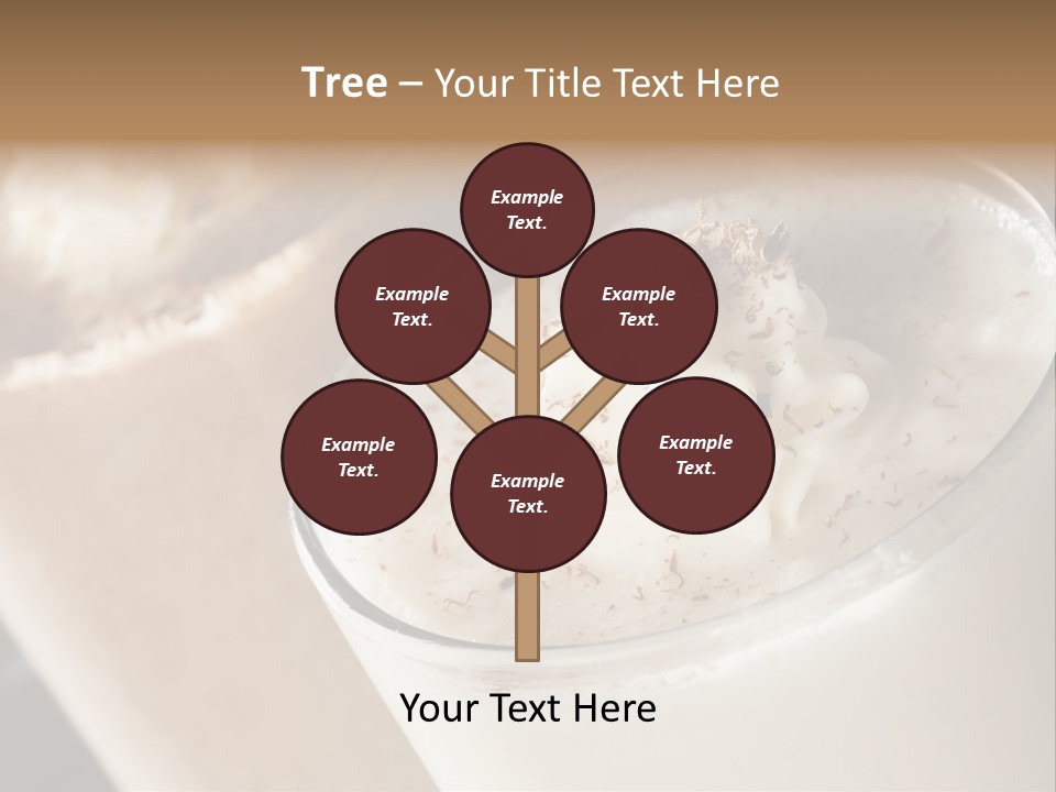 Ice Dessert Milk PowerPoint Template