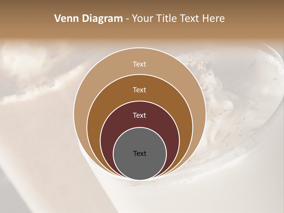 Ice Dessert Milk PowerPoint Template