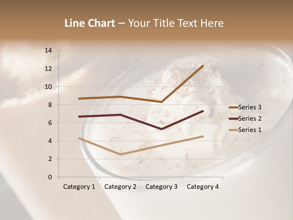Ice Dessert Milk PowerPoint Template