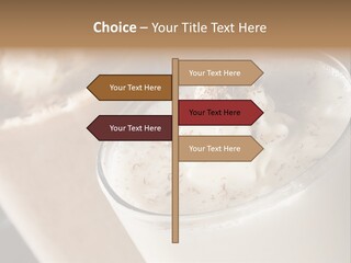 Ice Dessert Milk PowerPoint Template