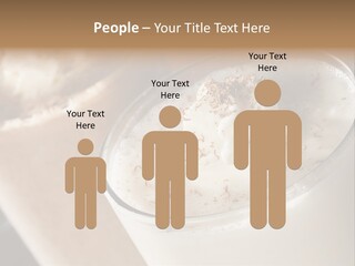 Ice Dessert Milk PowerPoint Template