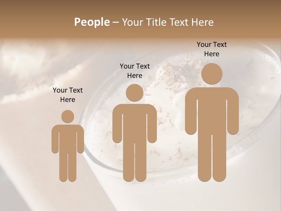 Ice Dessert Milk PowerPoint Template