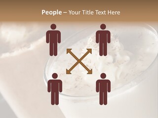 Ice Dessert Milk PowerPoint Template