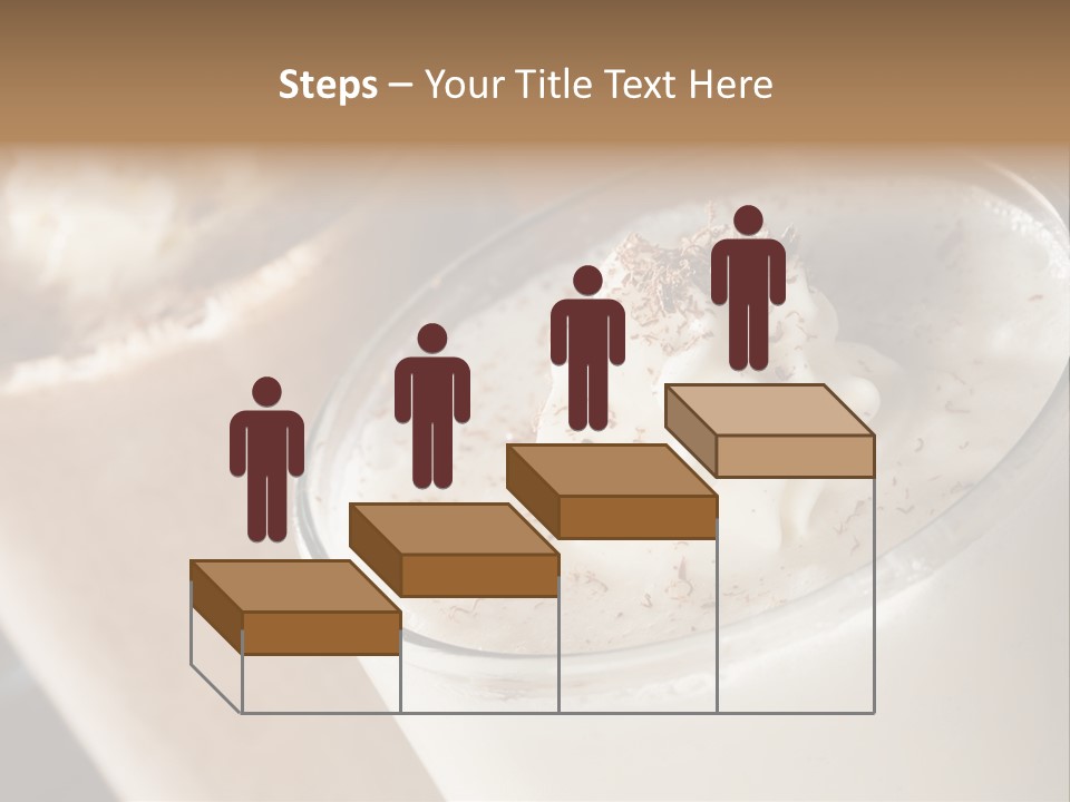 Ice Dessert Milk PowerPoint Template