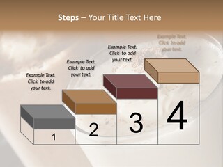 Ice Dessert Milk PowerPoint Template