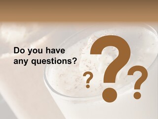 Ice Dessert Milk PowerPoint Template