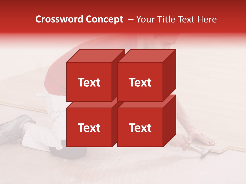 Indoor Construction Constructor PowerPoint Template