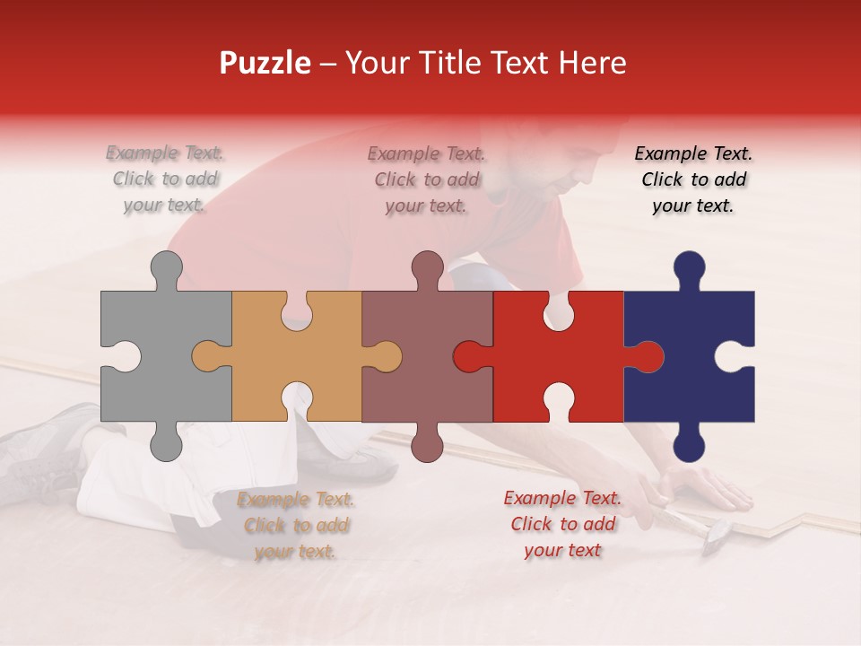 Indoor Construction Constructor PowerPoint Template