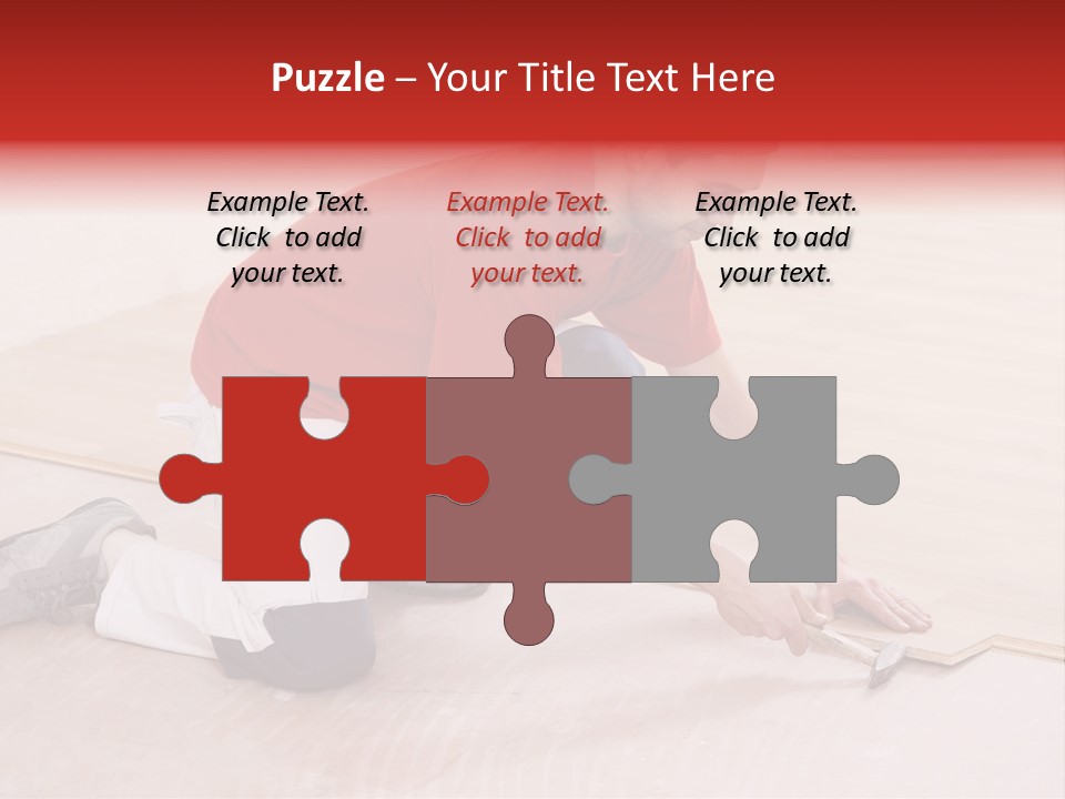 Indoor Construction Constructor PowerPoint Template