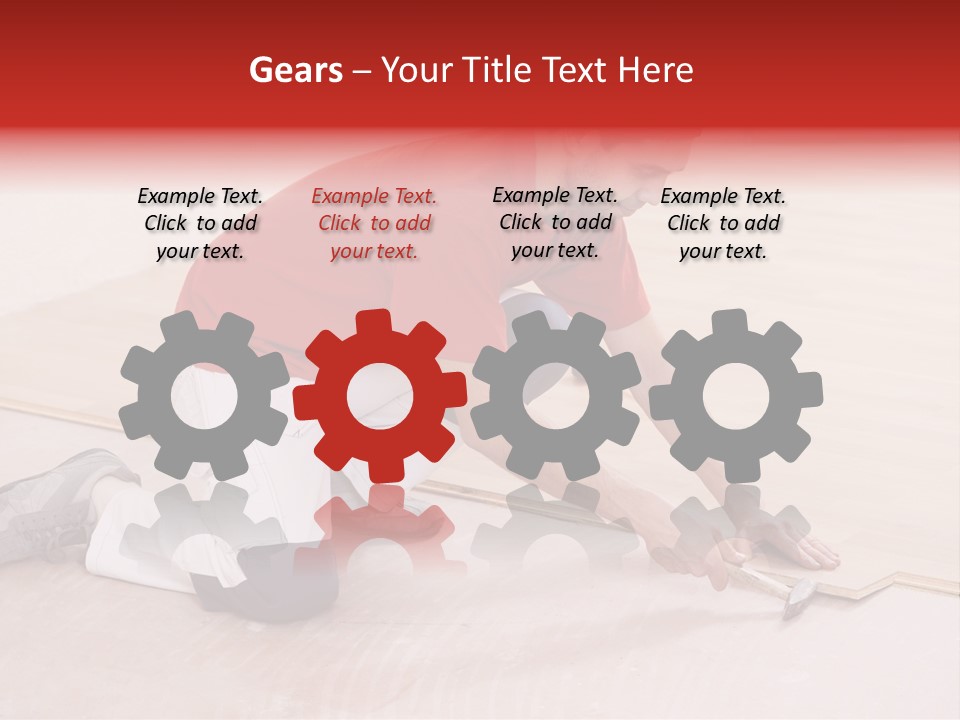 Indoor Construction Constructor PowerPoint Template