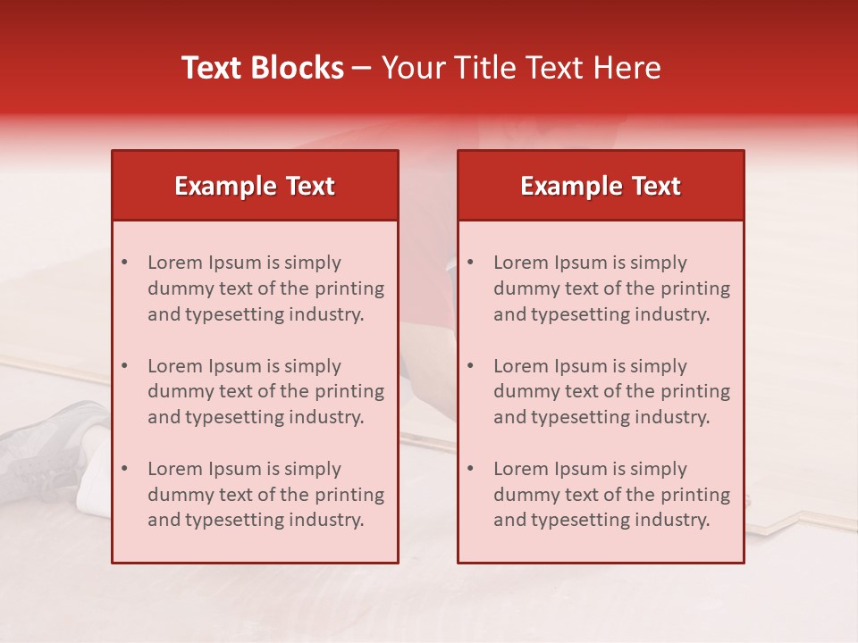 Indoor Construction Constructor PowerPoint Template