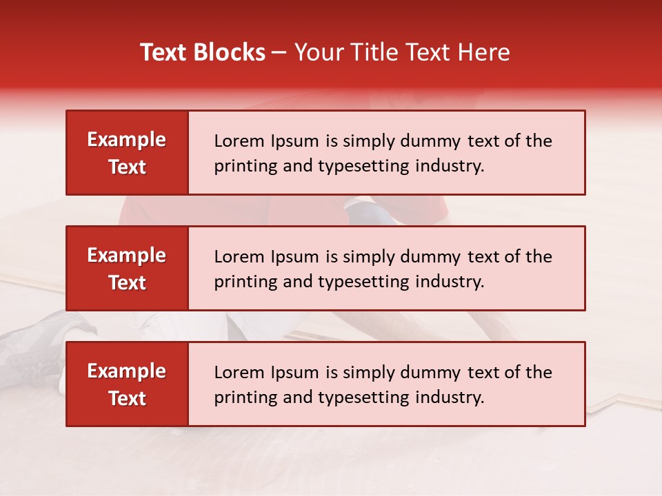 Indoor Construction Constructor PowerPoint Template