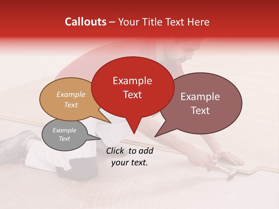 Indoor Construction Constructor PowerPoint Template