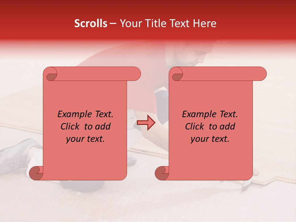 Indoor Construction Constructor PowerPoint Template