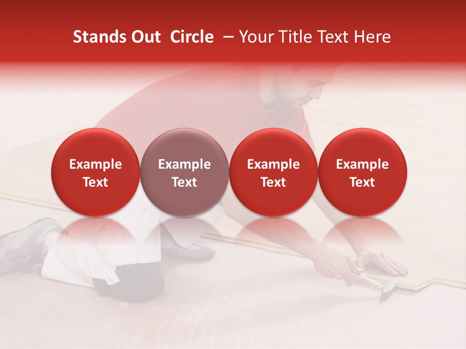 Indoor Construction Constructor PowerPoint Template