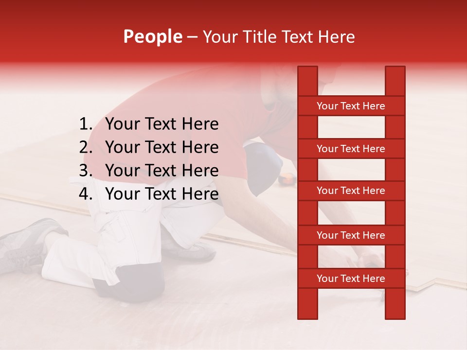 Indoor Construction Constructor PowerPoint Template