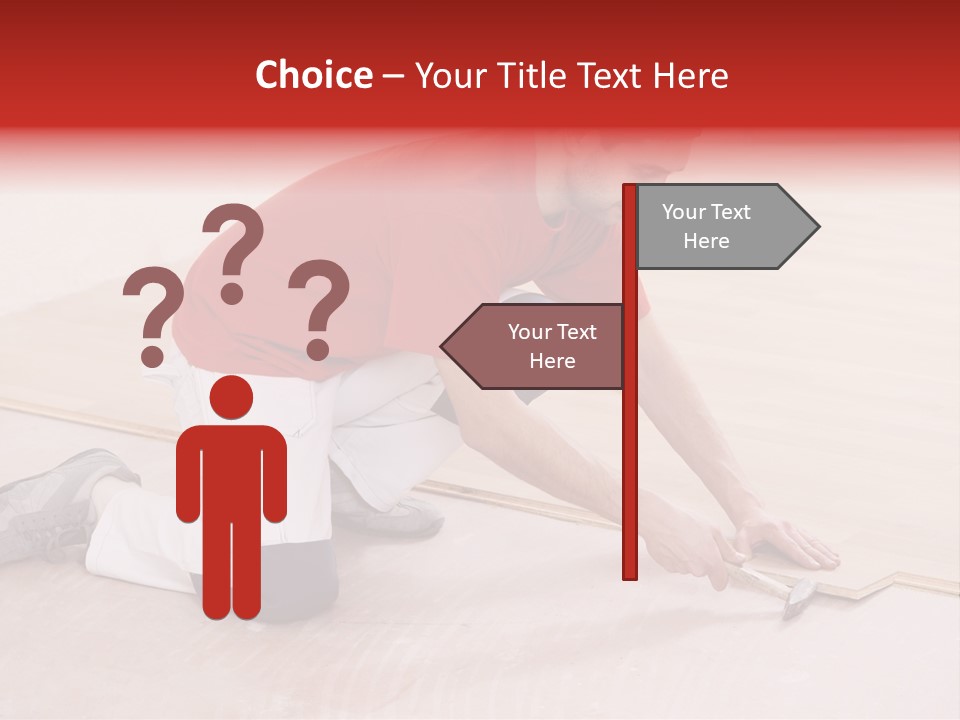 Indoor Construction Constructor PowerPoint Template