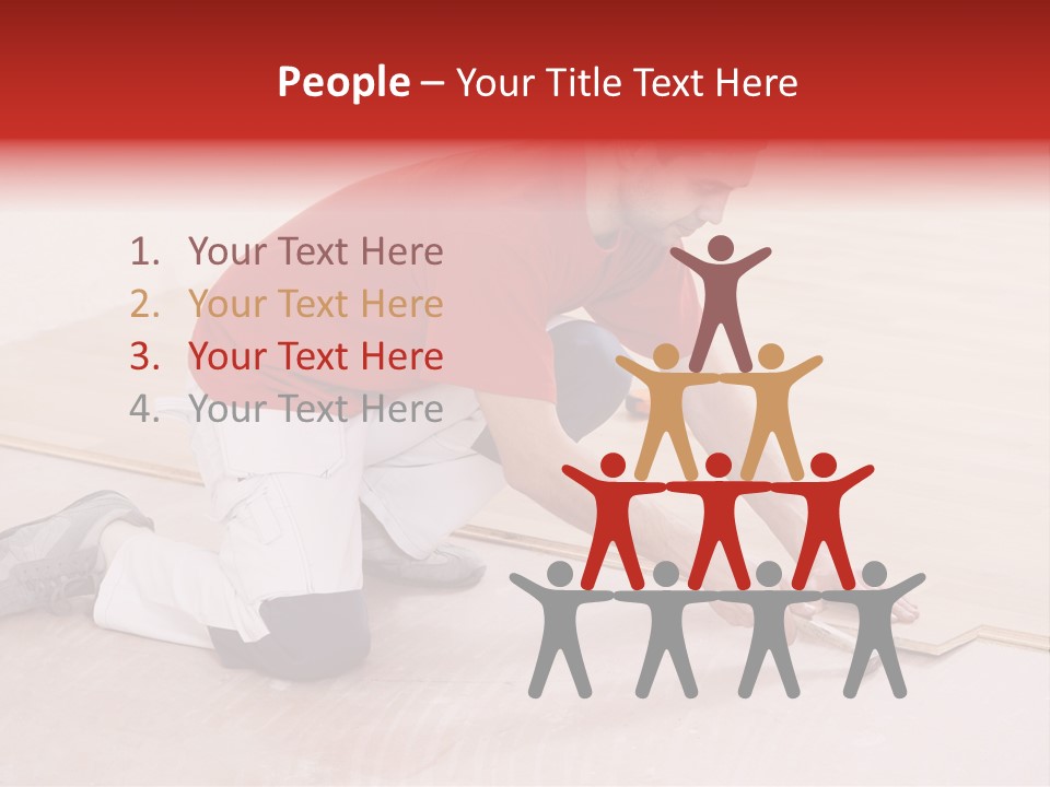 Indoor Construction Constructor PowerPoint Template