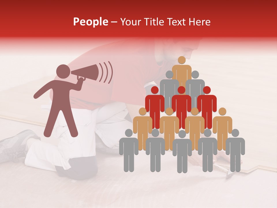 Indoor Construction Constructor PowerPoint Template