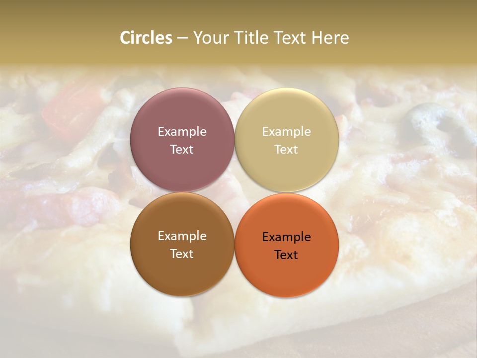 Fastfood Meat Supper Sated PowerPoint Template