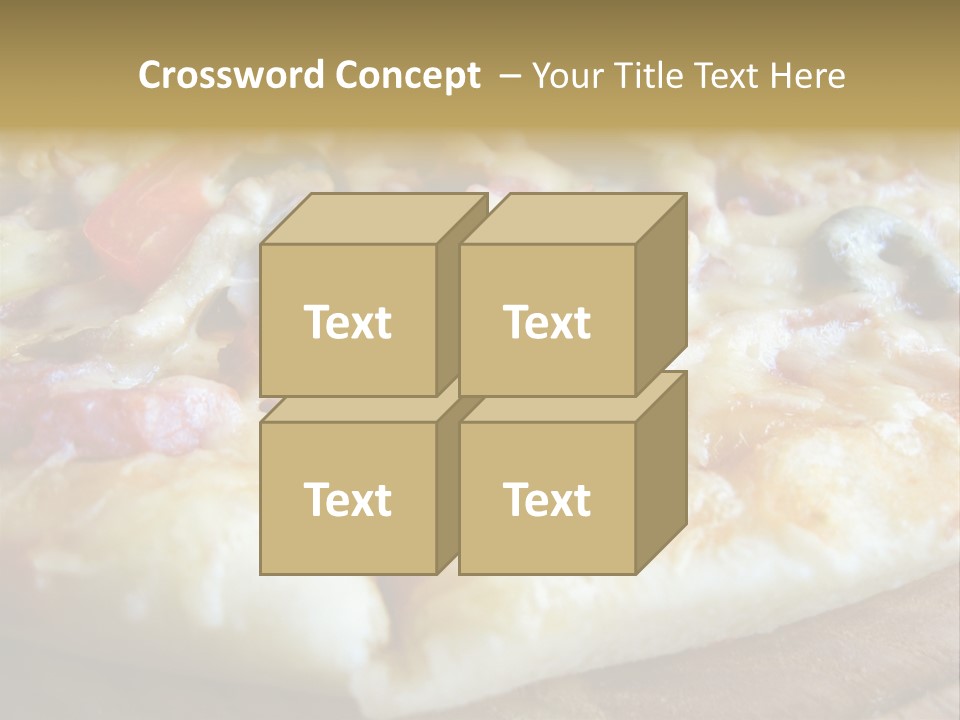 Fastfood Meat Supper Sated PowerPoint Template