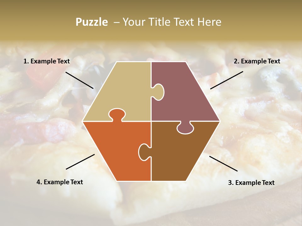 Fastfood Meat Supper Sated PowerPoint Template