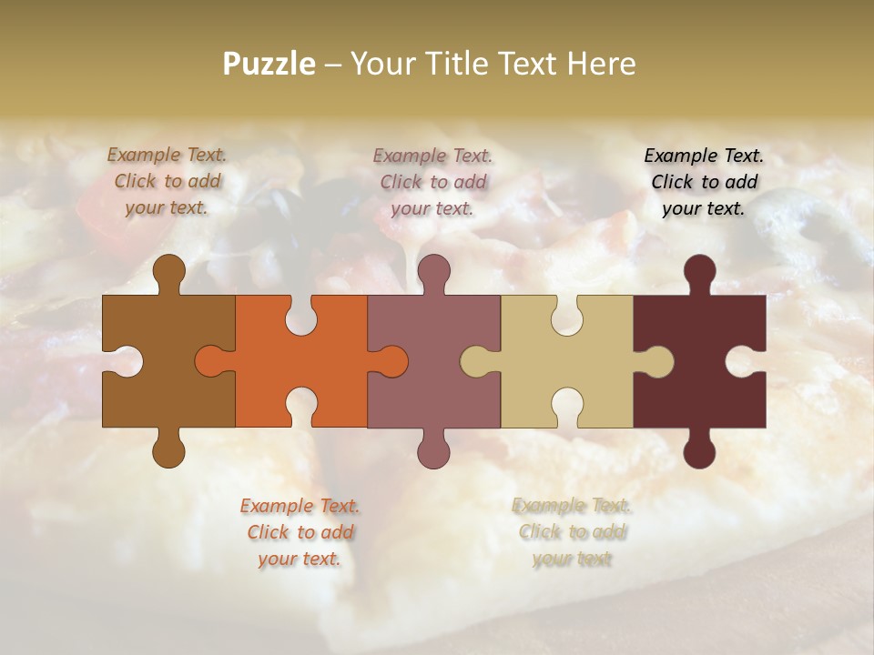 Fastfood Meat Supper Sated PowerPoint Template