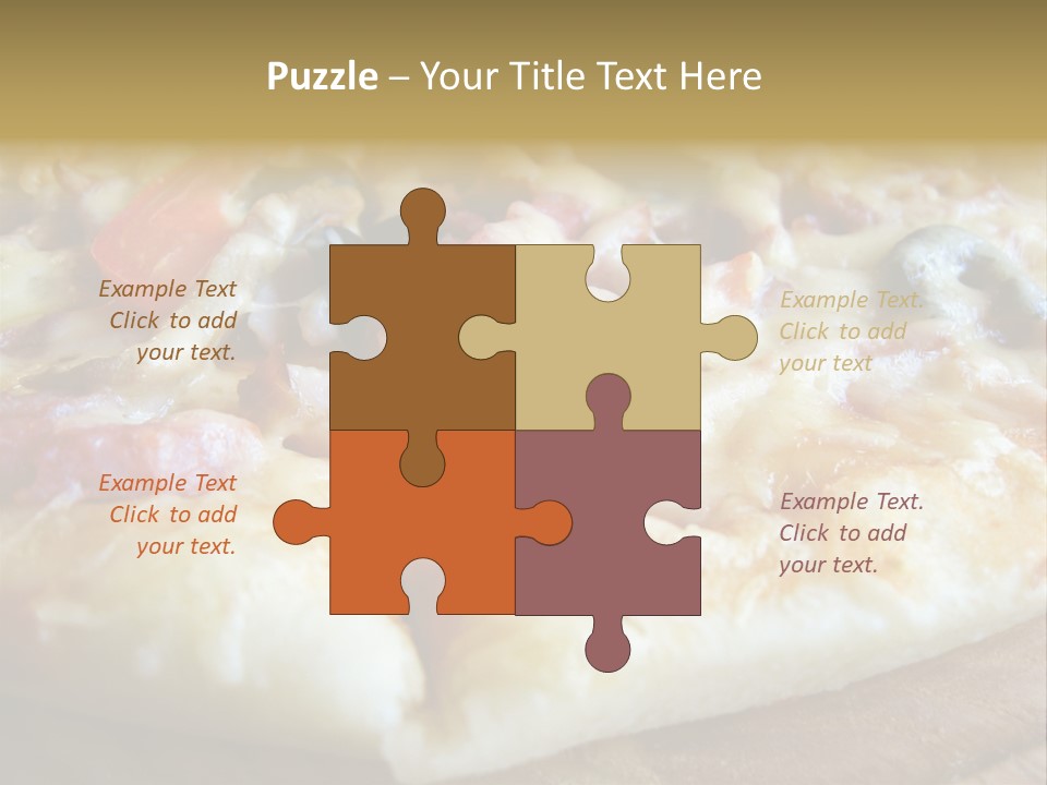 Fastfood Meat Supper Sated PowerPoint Template