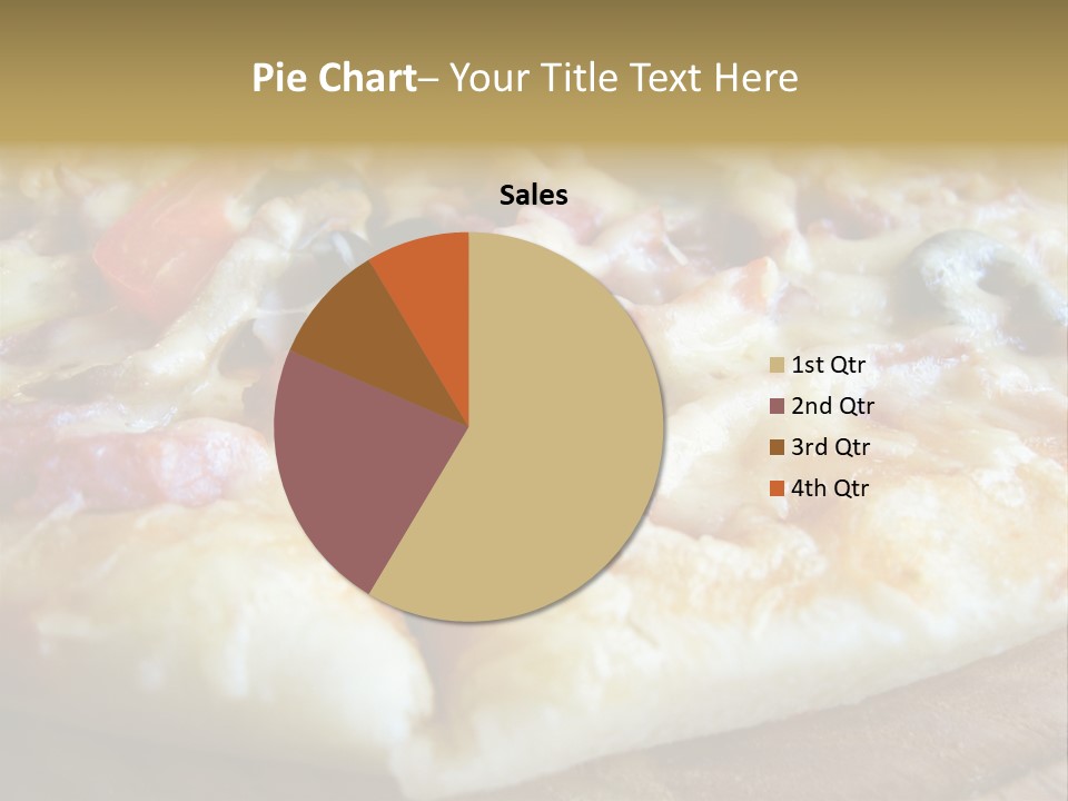Fastfood Meat Supper Sated PowerPoint Template