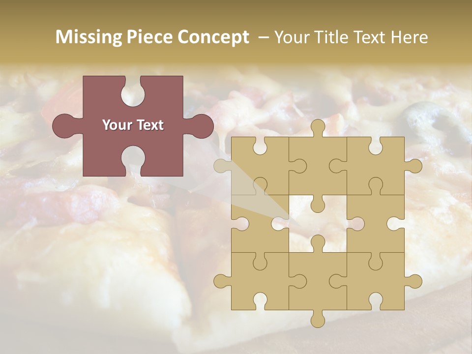 Fastfood Meat Supper Sated PowerPoint Template