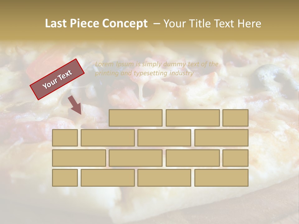 Fastfood Meat Supper Sated PowerPoint Template