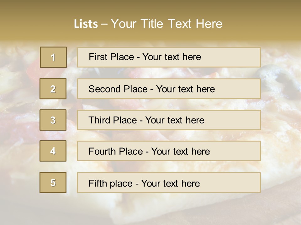 Fastfood Meat Supper Sated PowerPoint Template