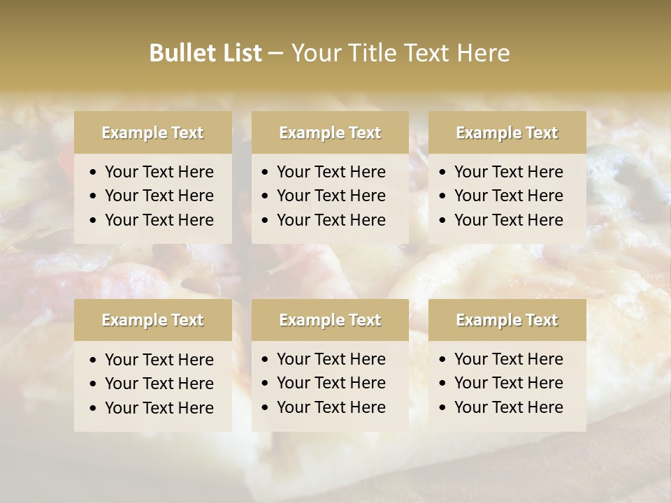 Fastfood Meat Supper Sated PowerPoint Template