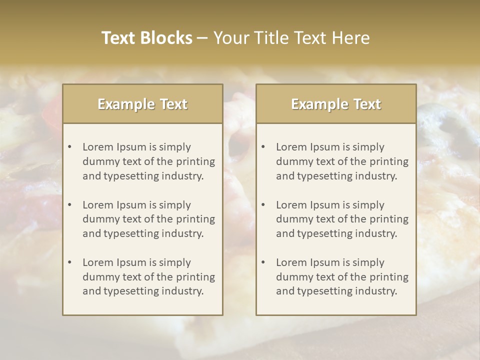 Fastfood Meat Supper Sated PowerPoint Template