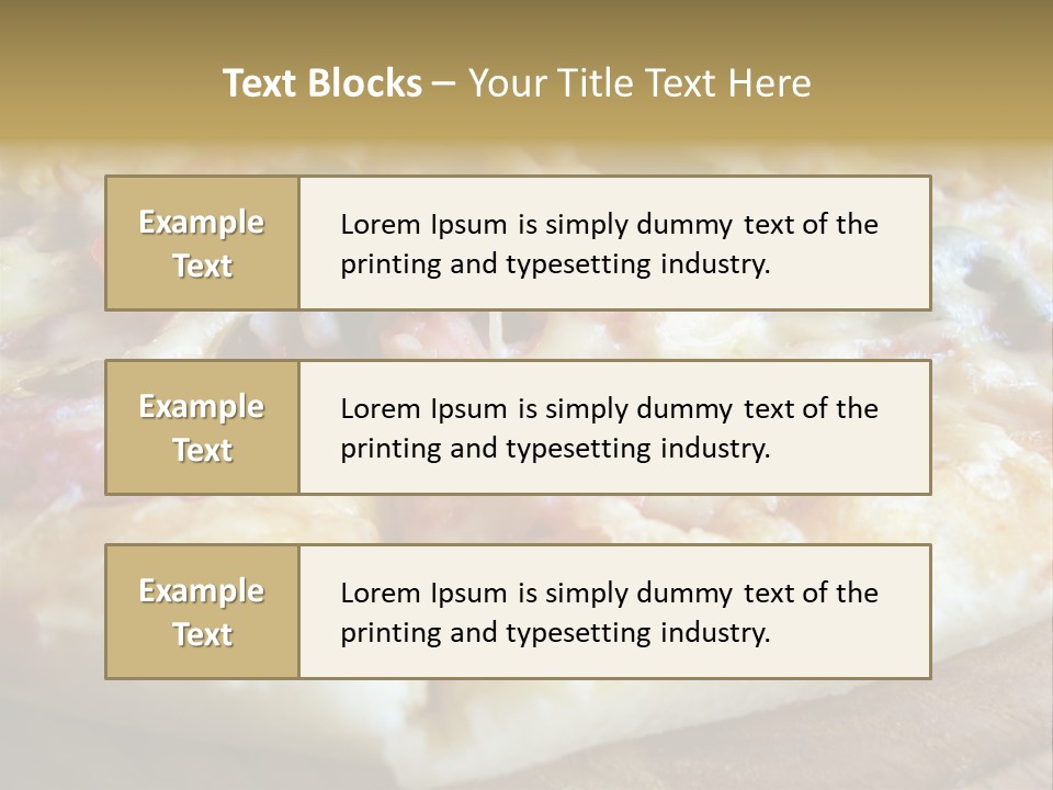 Fastfood Meat Supper Sated PowerPoint Template