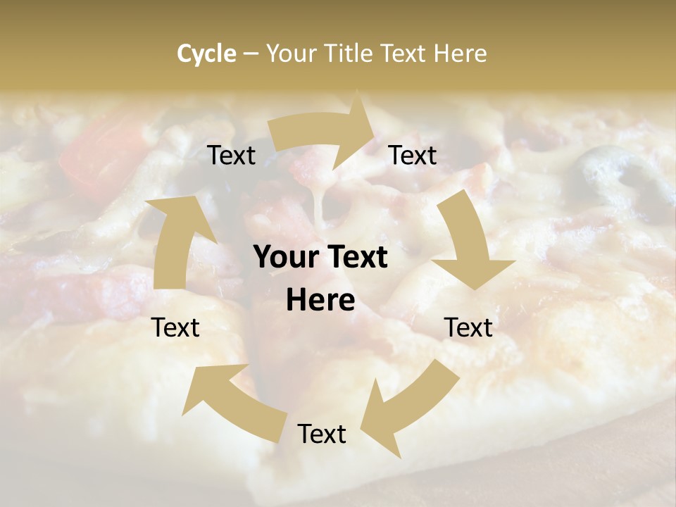Fastfood Meat Supper Sated PowerPoint Template