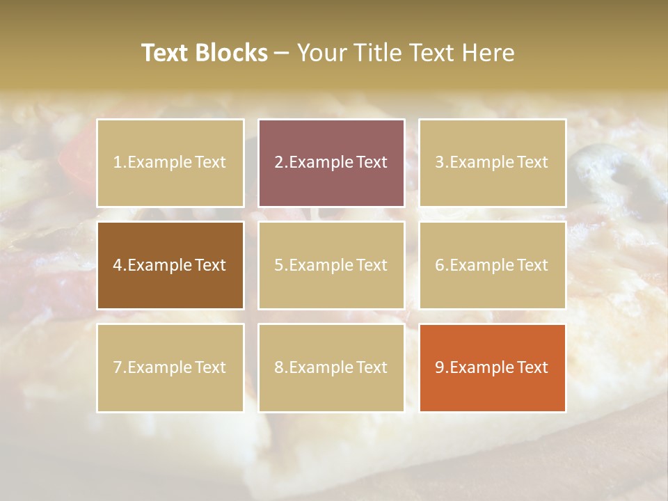 Fastfood Meat Supper Sated PowerPoint Template