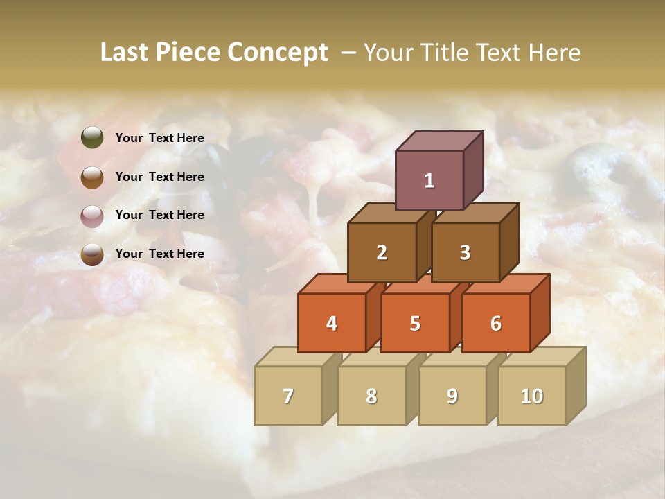 Fastfood Meat Supper Sated PowerPoint Template