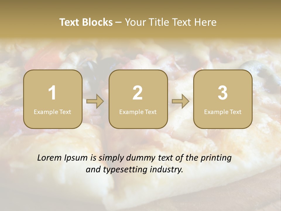Fastfood Meat Supper Sated PowerPoint Template