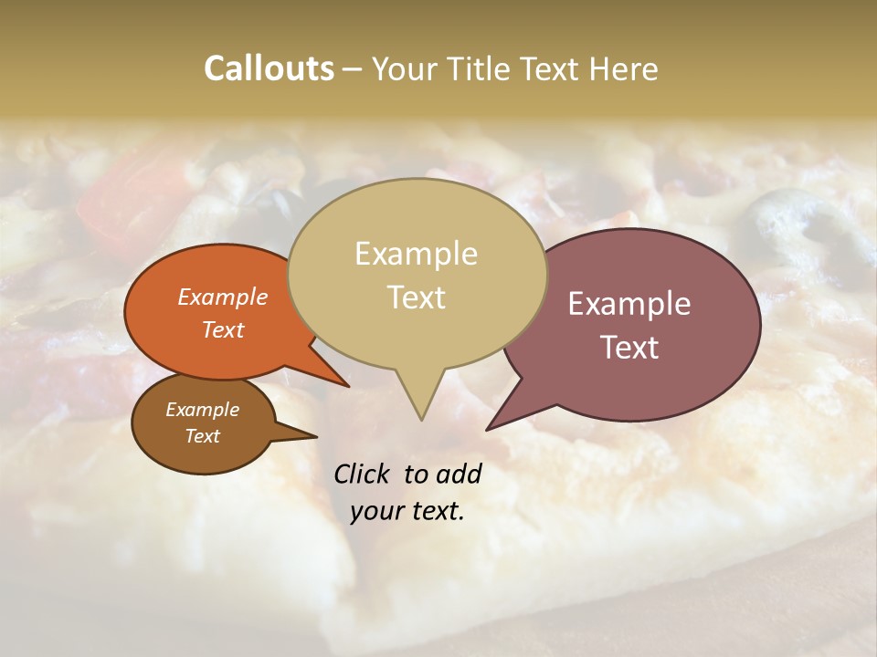 Fastfood Meat Supper Sated PowerPoint Template