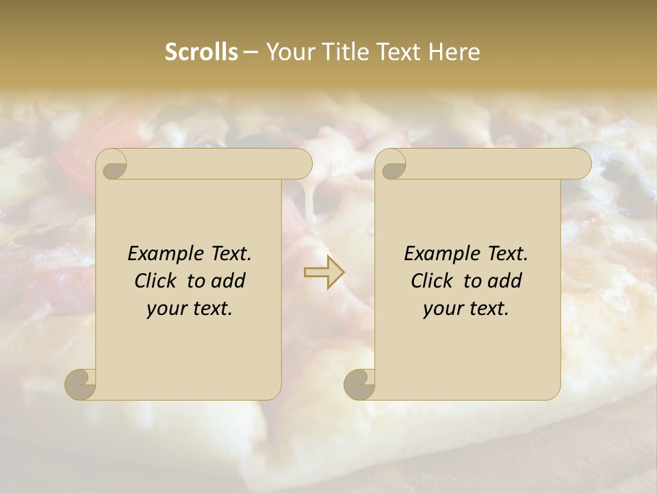 Fastfood Meat Supper Sated PowerPoint Template