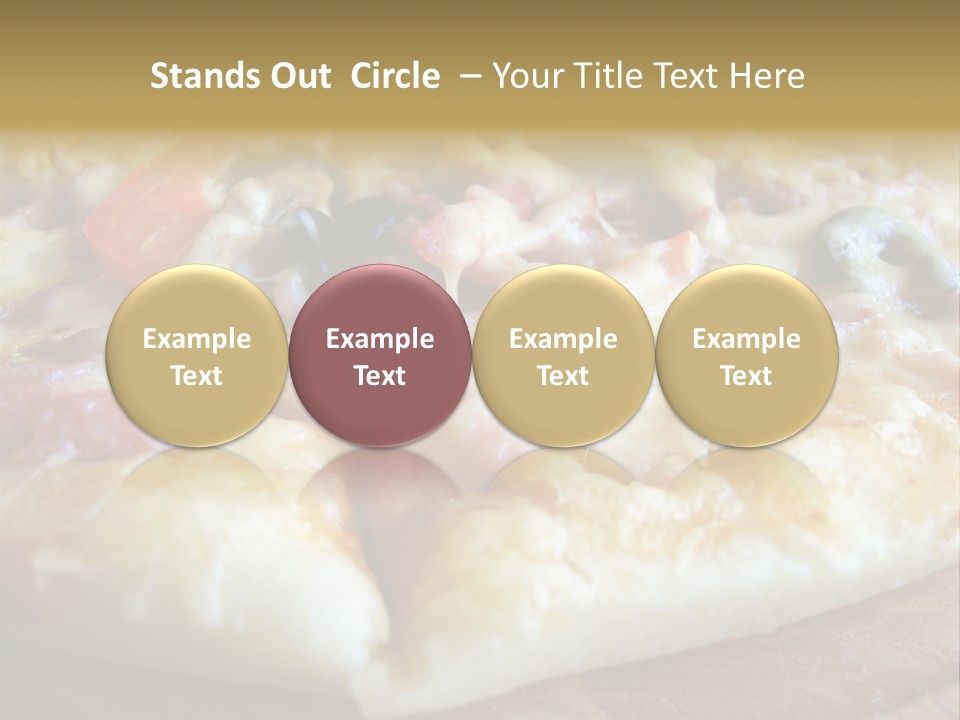 Fastfood Meat Supper Sated PowerPoint Template