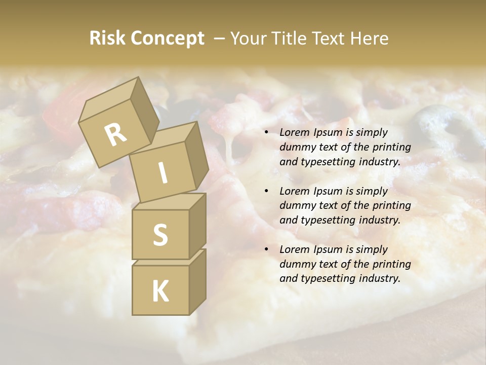 Fastfood Meat Supper Sated PowerPoint Template