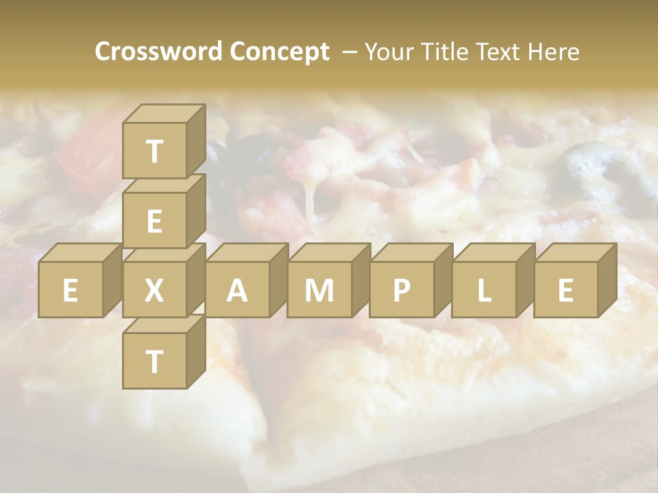 Fastfood Meat Supper Sated PowerPoint Template