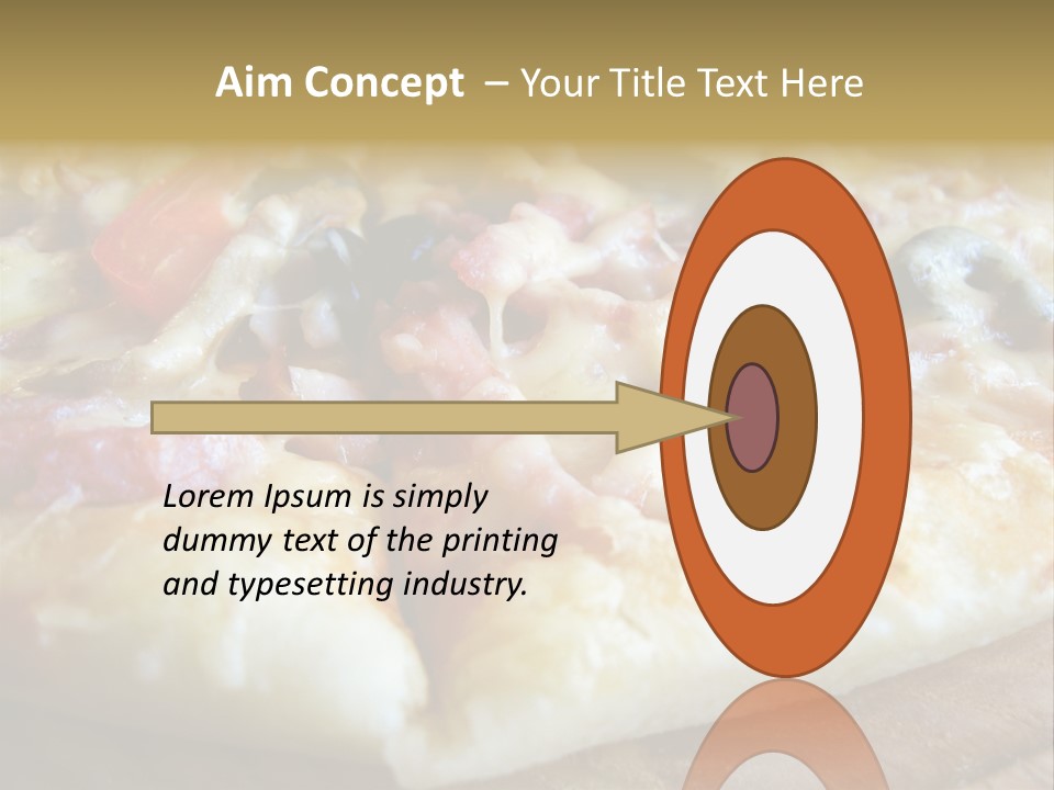 Fastfood Meat Supper Sated PowerPoint Template