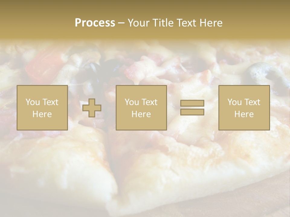 Fastfood Meat Supper Sated PowerPoint Template