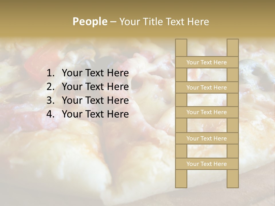 Fastfood Meat Supper Sated PowerPoint Template