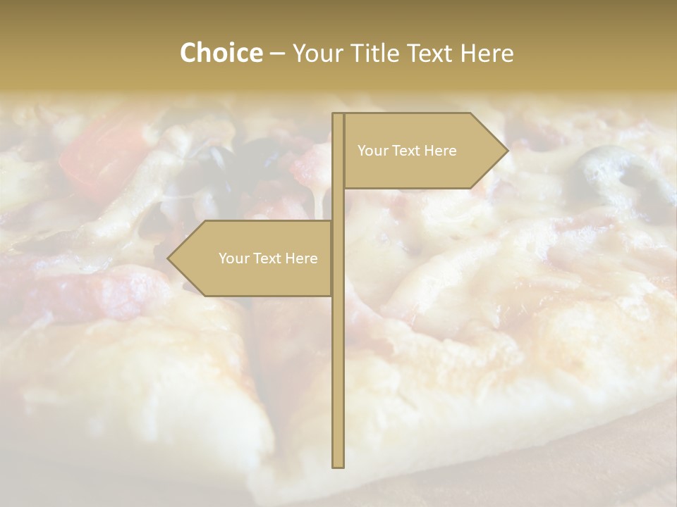 Fastfood Meat Supper Sated PowerPoint Template