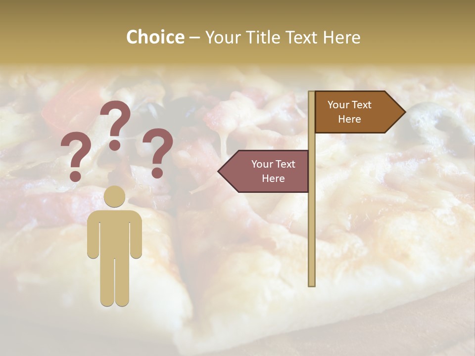 Fastfood Meat Supper Sated PowerPoint Template