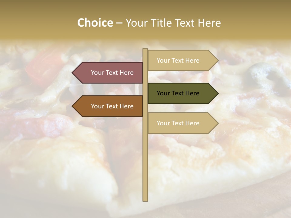 Fastfood Meat Supper Sated PowerPoint Template